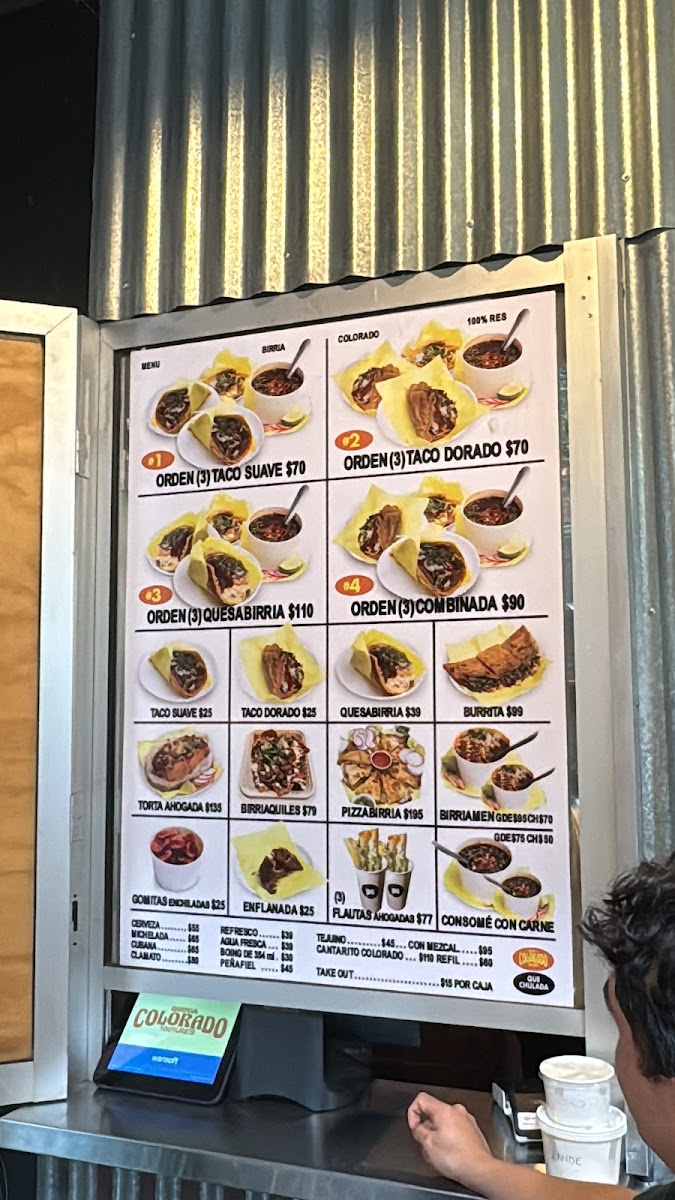 Birria Colorado Menu - Image 1